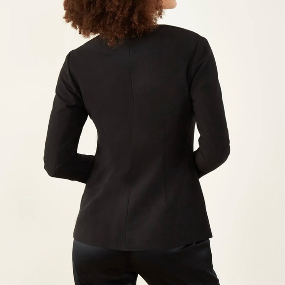 ADAY Trailblazer Blazer Black Tailored Stretch Jacket Sz M - Picture 3 of 11